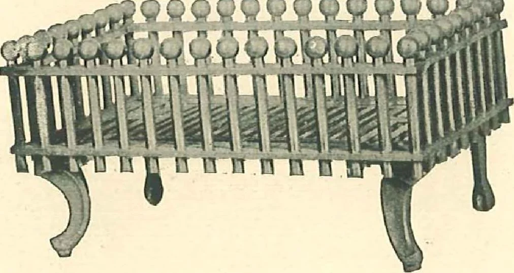 An illustration from Grates and fireplace fixtures in iron and brass, 1907, leaf 35