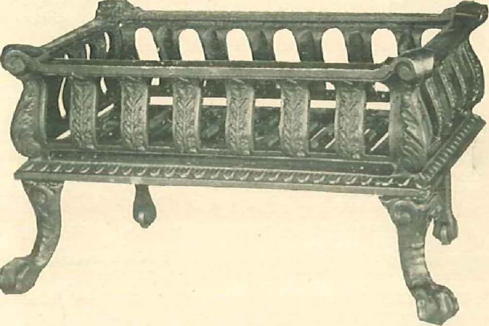 An illustration from Grates and fireplace fixtures in iron and brass, 1907, leaf 36