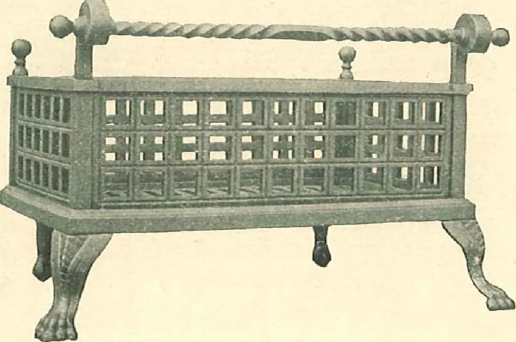 An illustration from Grates and fireplace fixtures in iron and brass, 1907, leaf 36