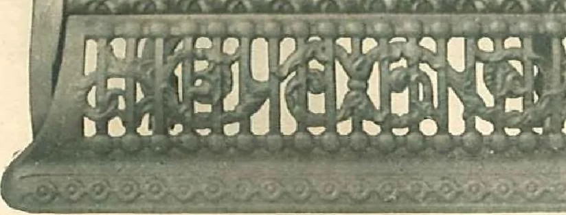 An illustration from Grates and fireplace fixtures in iron and brass, 1907, leaf 37
