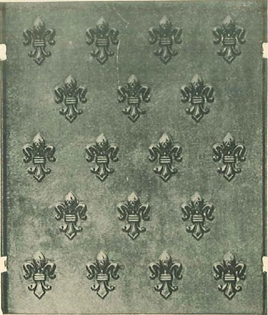An illustration from Grates and fireplace fixtures in iron and brass, 1907, leaf 42