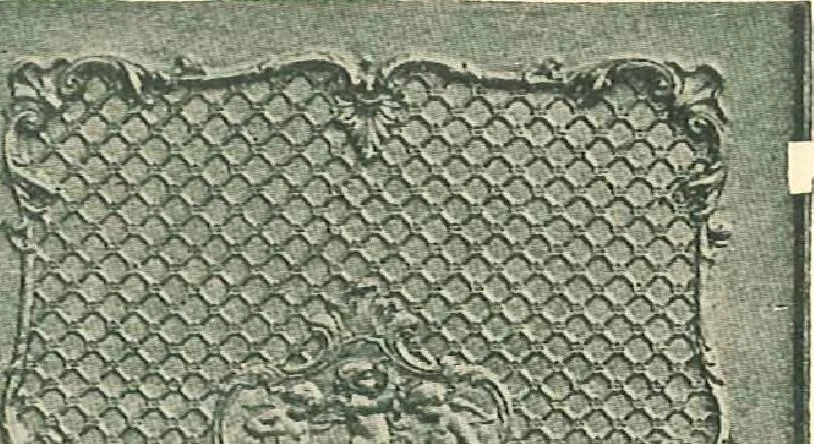 An illustration from Grates and fireplace fixtures in iron and brass, 1907, leaf 43