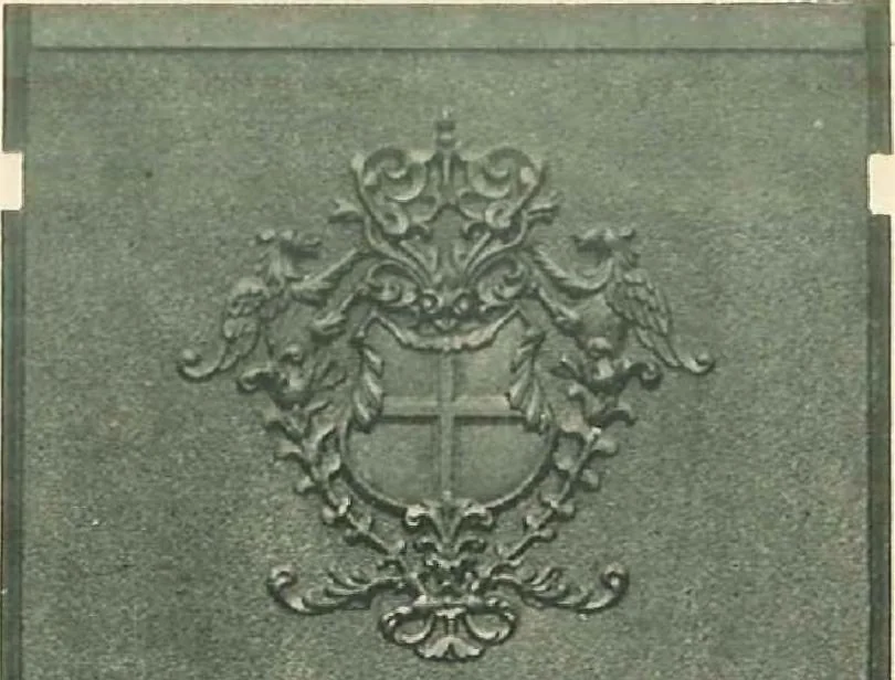 An illustration from Grates and fireplace fixtures in iron and brass, 1907, leaf 43