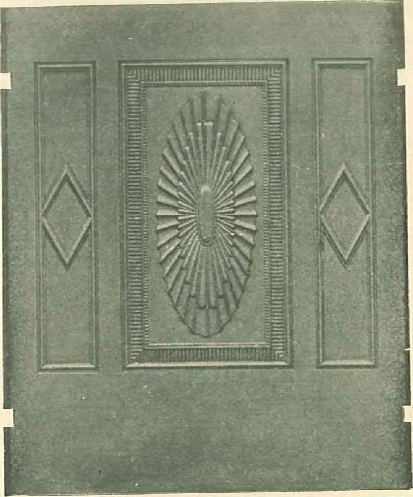 An illustration from Grates and fireplace fixtures in iron and brass, 1907, leaf 44