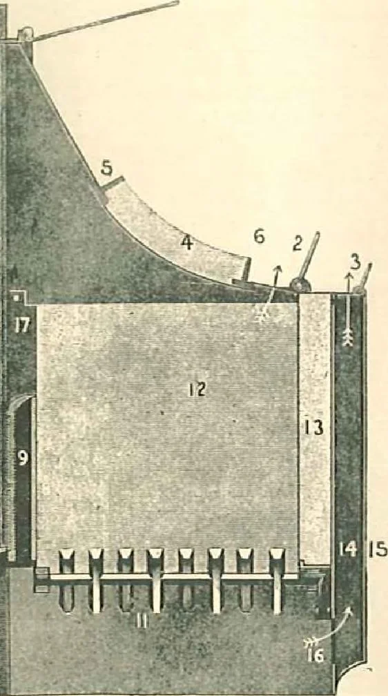 An illustration from Grates and fireplace fixtures in iron and brass, 1907, leaf 5