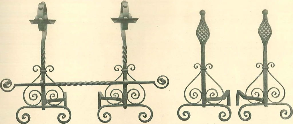 An illustration from Grates and fireplace fixtures in iron and brass, 1907, leaf 60