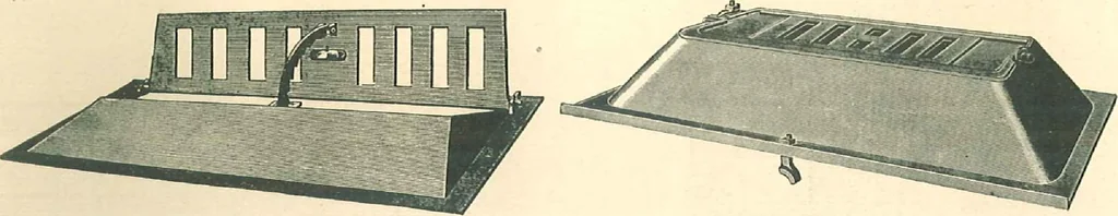 An illustration from Grates and fireplace fixtures in iron and brass, 1907, leaf 63