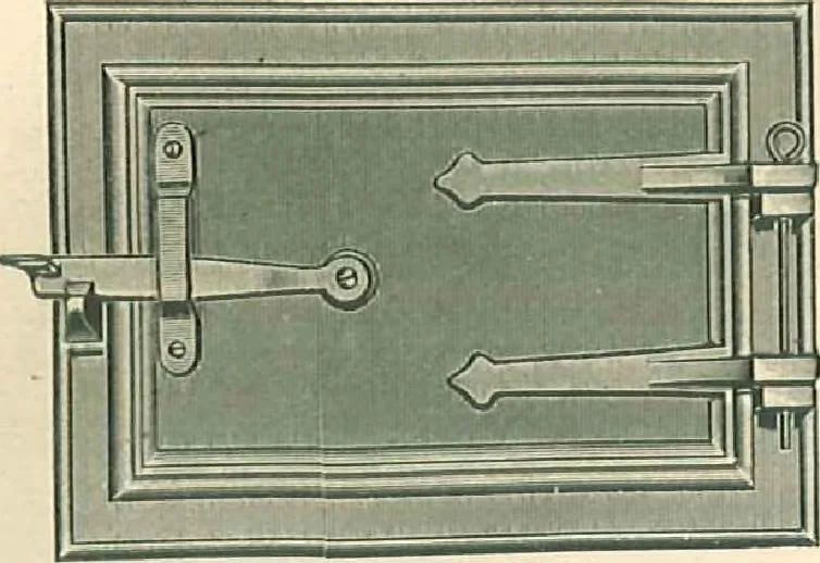 An illustration from Grates and fireplace fixtures in iron and brass, 1907, leaf 64