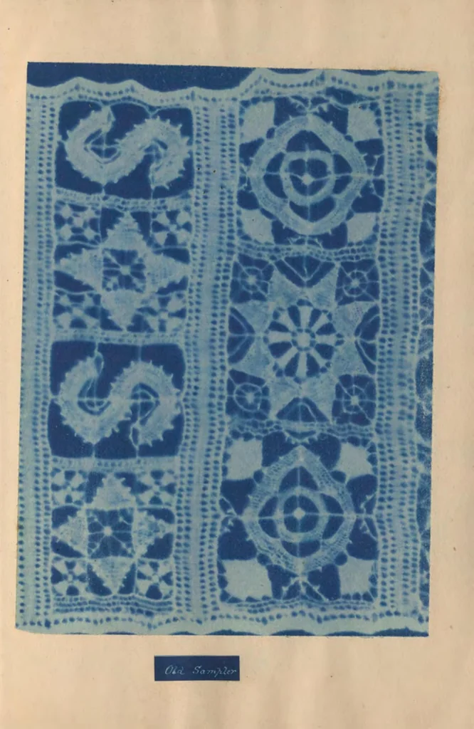 An illustration from A Handbook for Greek and Roman lace making, 1869, leaf 48