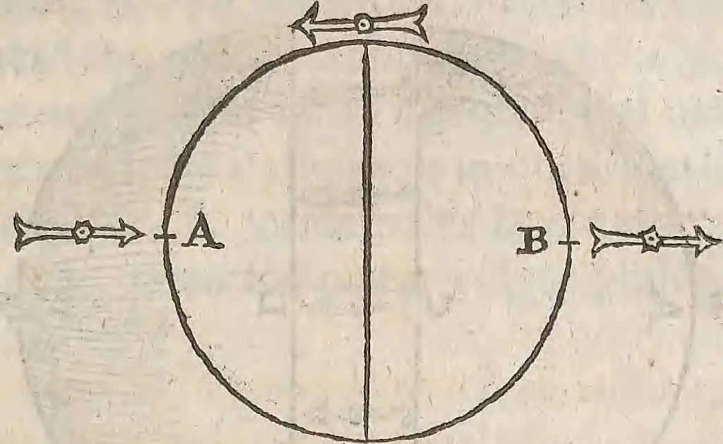 An illustration from Guilielmi Gilberti Colcestrensis, medici londinensis, De magnete : magneticisque corporibus, et de magno magnete tellure; physiologia noua, plurimis & argumentis, & experimentis demonstrata, 1600, leaf 156