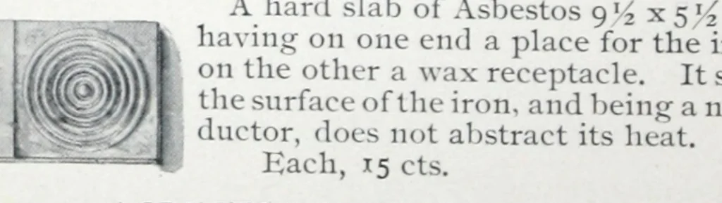 An illustration from H.W. Johns M'F'G. Co. asbestos, 1895, leaf 31