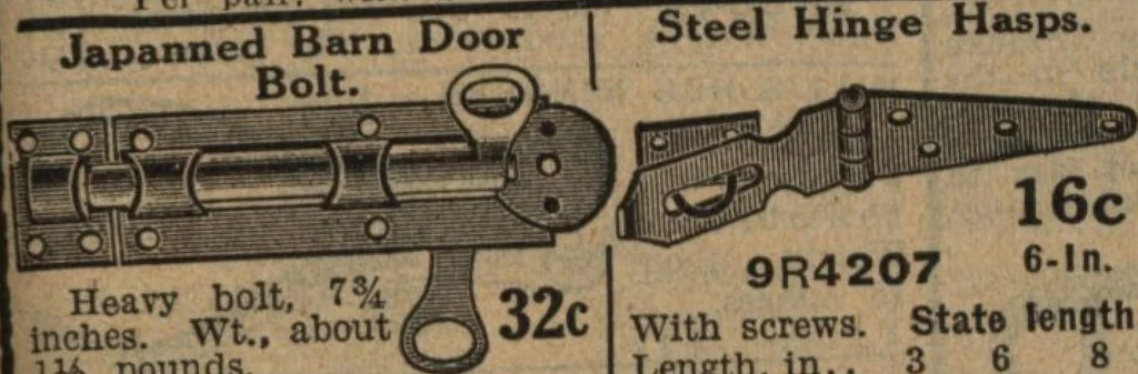 An illustration from Hardware, 1919, leaf 26