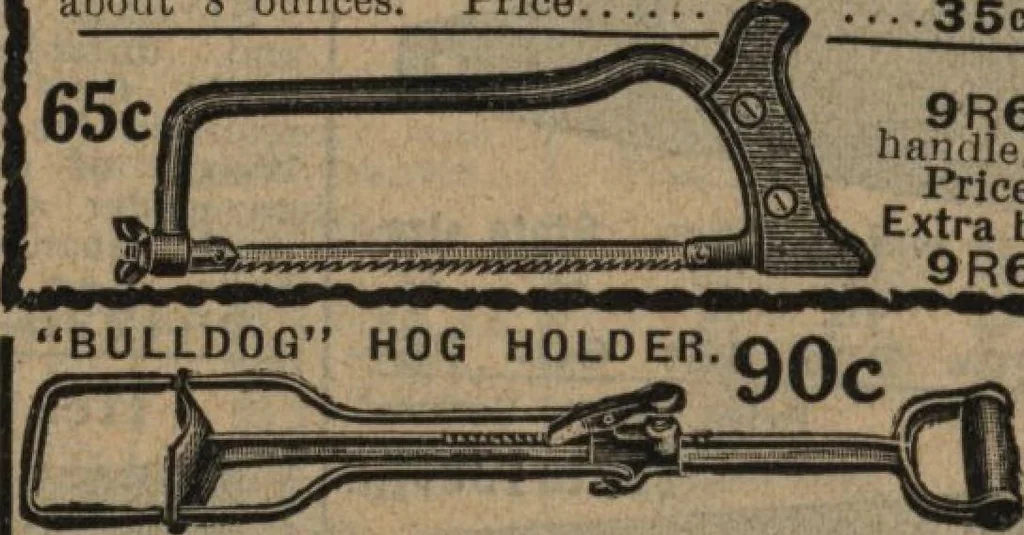 An illustration from Hardware, 1919, leaf 27