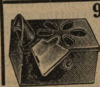 An illustration from Hardware, 1919, leaf 28