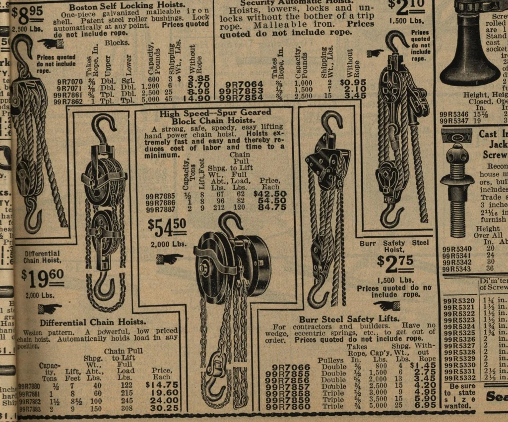 An illustration from Hardware, 1919, leaf 32