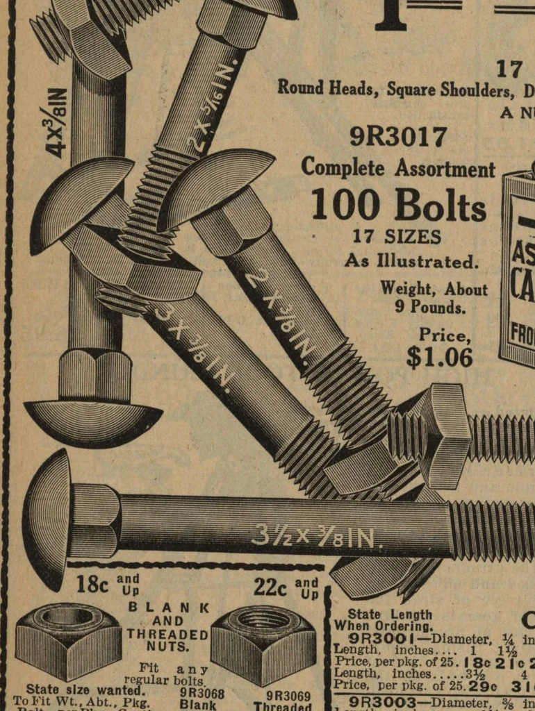 An illustration from Hardware, 1919, leaf 43