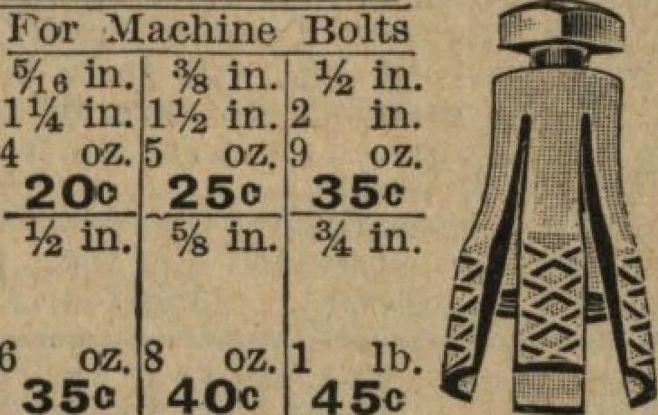 An illustration from Hardware, 1919, leaf 44