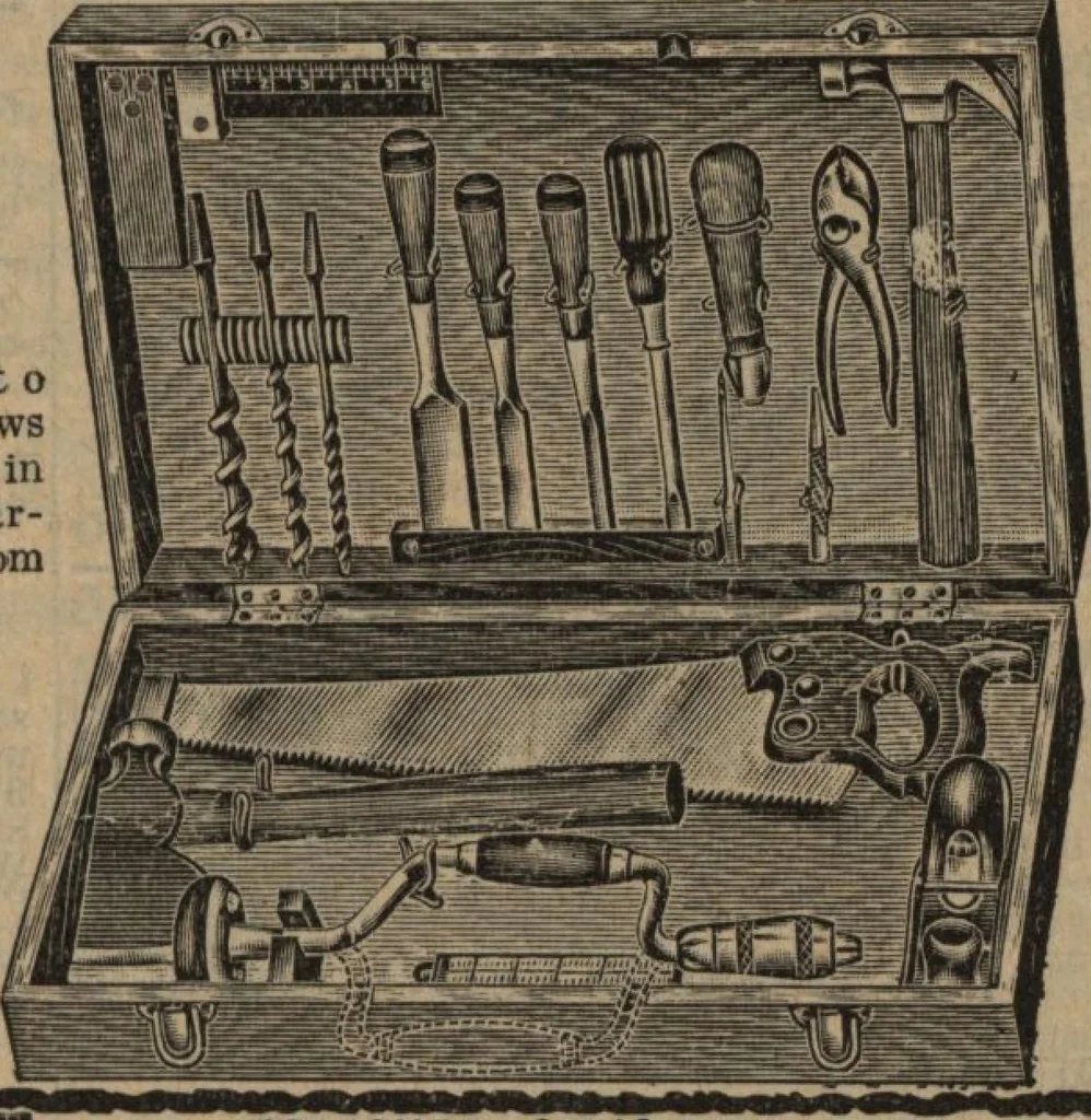 An illustration from Hardware, 1919, leaf 54