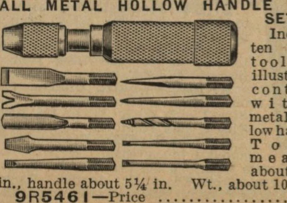An illustration from Hardware, 1919, leaf 57