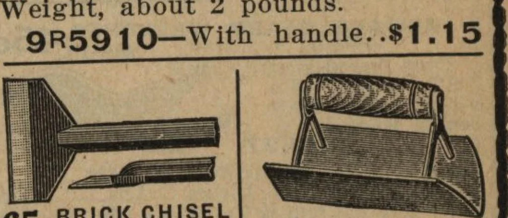 An illustration from Hardware, 1919, leaf 58
