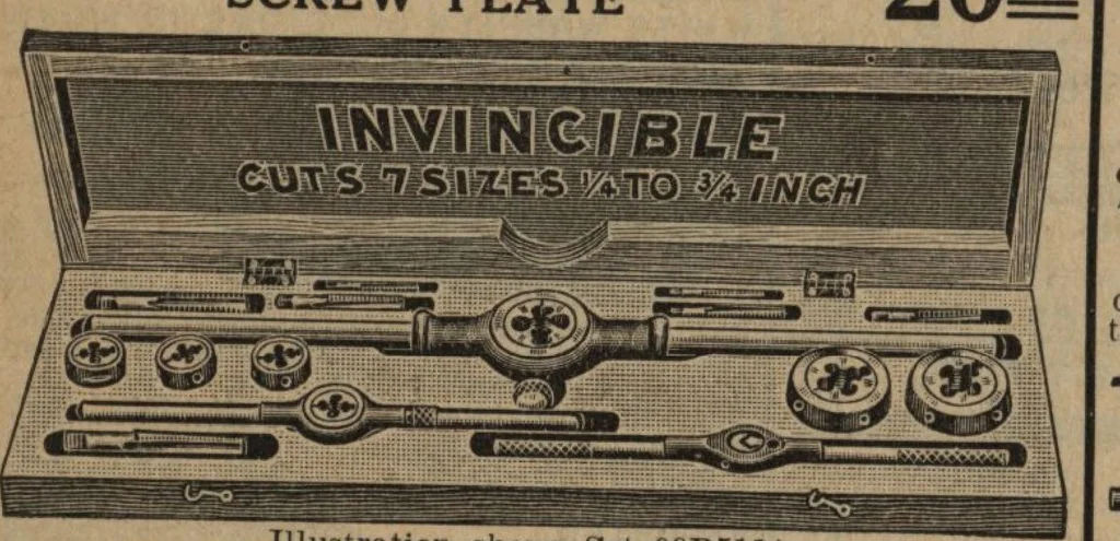 An illustration from Hardware, 1919, leaf 61