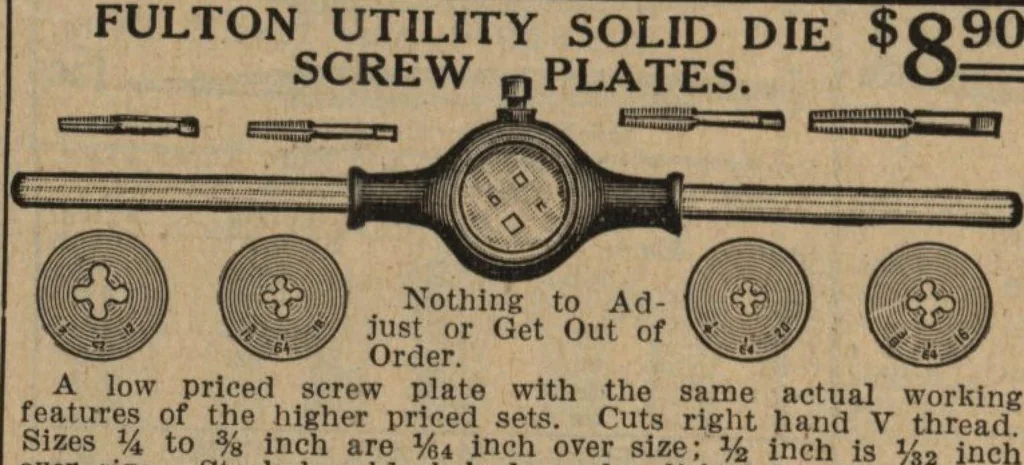 An illustration from Hardware, 1919, leaf 61