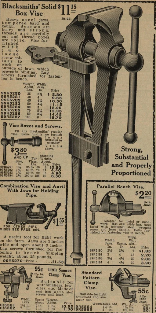 An illustration from Hardware, 1919, leaf 67