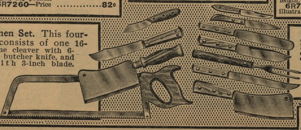 An illustration from Hardware, 1919, leaf 84