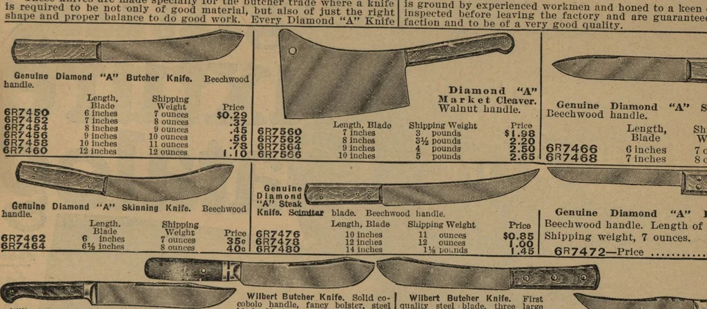 An illustration from Hardware, 1919, leaf 86