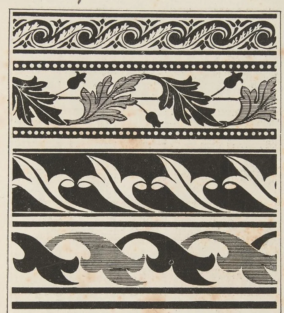 An illustration from Suggestions in decorative design and colour combinations / Wm. Harland & Son, 1894, leaf 40