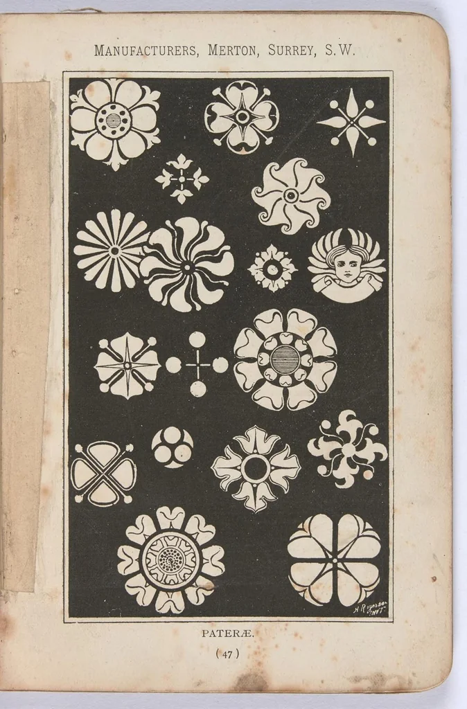 An illustration from Suggestions in decorative design and colour combinations / Wm. Harland & Son, 1894, leaf 50