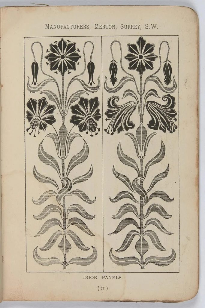 An illustration from Suggestions in decorative design and colour combinations / Wm. Harland & Son, 1894, leaf 78