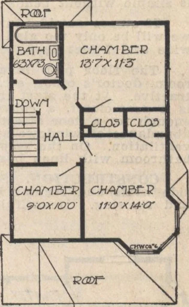 An illustration from A book of plans, no. 66, 1914, leaf 10