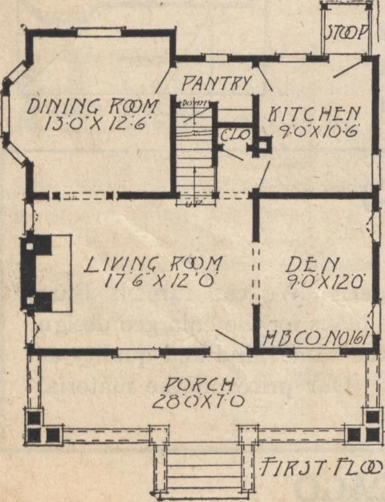 An illustration from A book of plans, no. 66, 1914, leaf 11