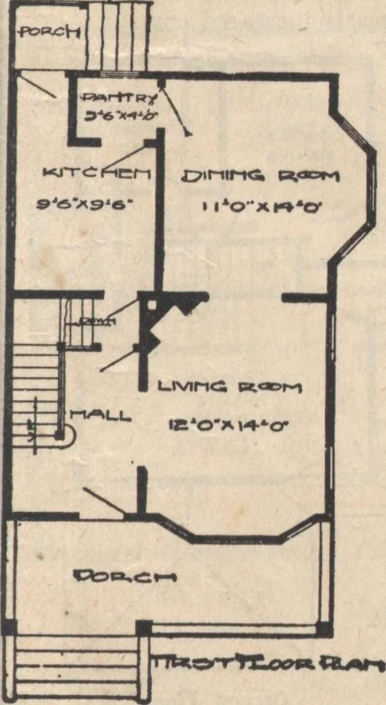 An illustration from A book of plans, no. 66, 1914, leaf 12