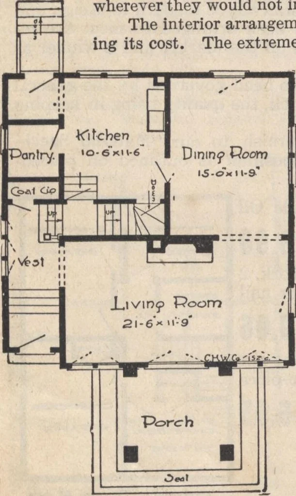 An illustration from A book of plans, no. 66, 1914, leaf 13