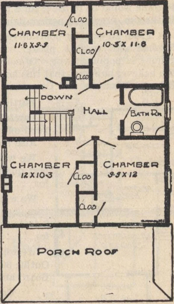 An illustration from A book of plans, no. 66, 1914, leaf 14
