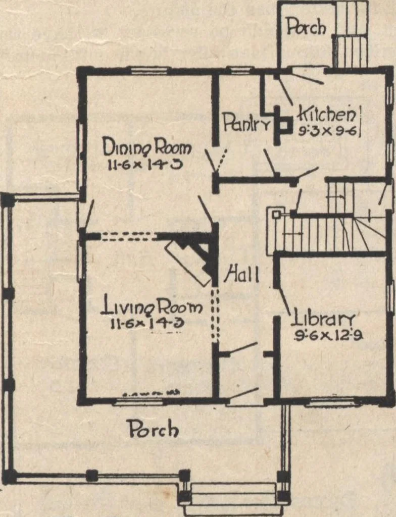 An illustration from A book of plans, no. 66, 1914, leaf 16
