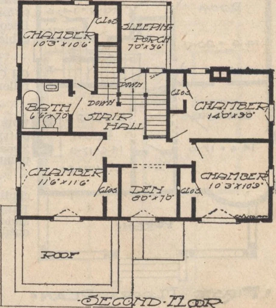 An illustration from A book of plans, no. 66, 1914, leaf 18