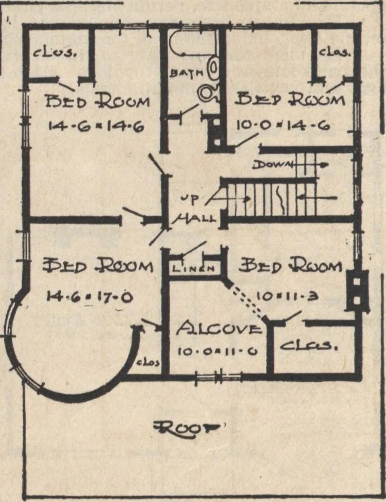 An illustration from A book of plans, no. 66, 1914, leaf 19