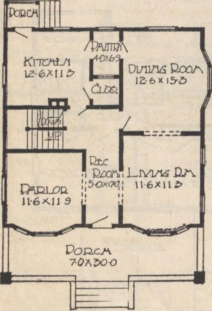 An illustration from A book of plans, no. 66, 1914, leaf 21