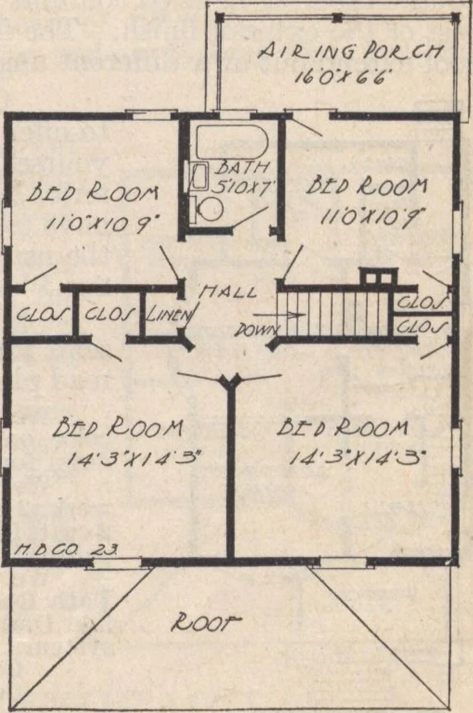 An illustration from A book of plans, no. 66, 1914, leaf 22