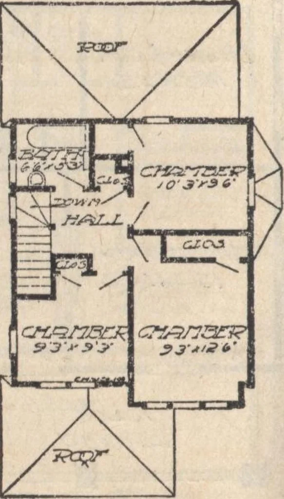 An illustration from A book of plans, no. 66, 1914, leaf 23