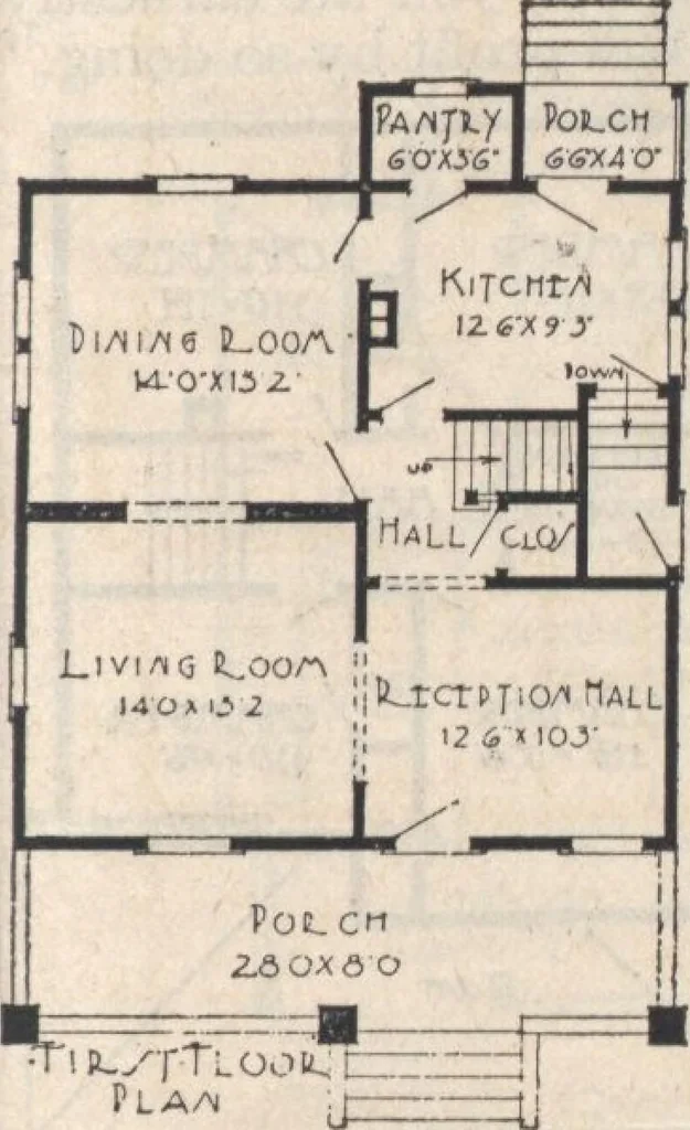 An illustration from A book of plans, no. 66, 1914, leaf 26