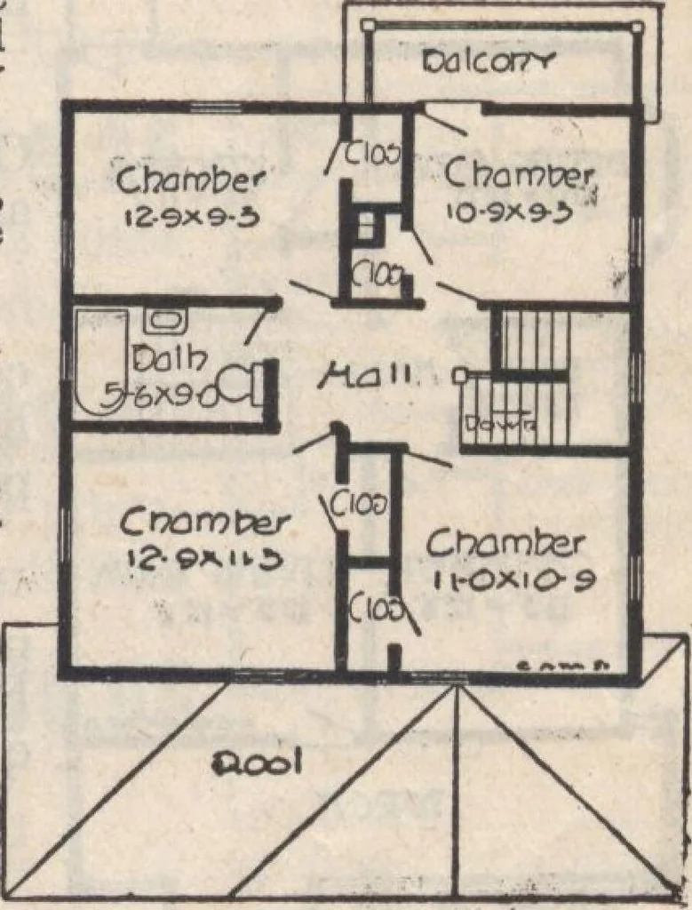 An illustration from A book of plans, no. 66, 1914, leaf 26