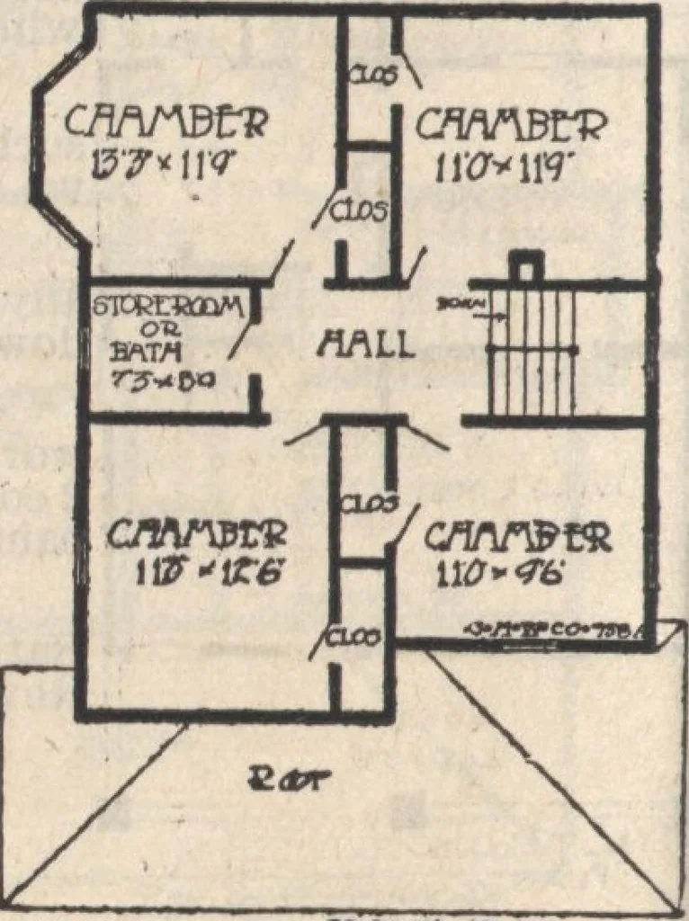 An illustration from A book of plans, no. 66, 1914, leaf 27