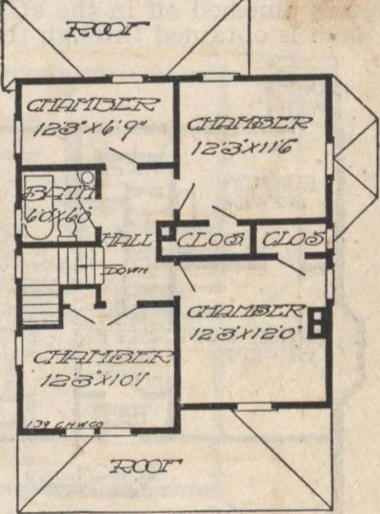 An illustration from A book of plans, no. 66, 1914, leaf 28