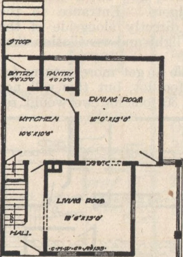 An illustration from A book of plans, no. 66, 1914, leaf 30