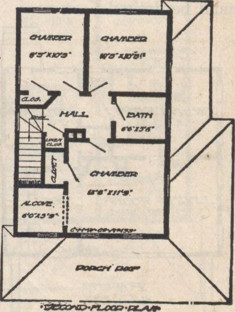 An illustration from A book of plans, no. 66, 1914, leaf 30
