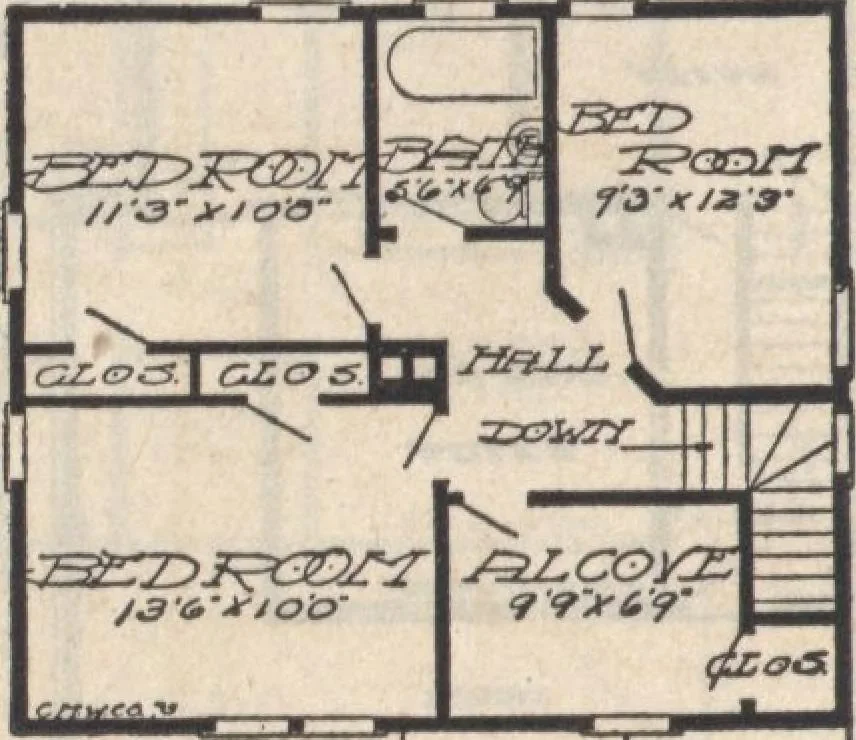 An illustration from A book of plans, no. 66, 1914, leaf 31